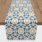 Yellow & Blue Hexagons Indoor/Outdoor Table Runner
